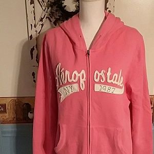 Aeropostale Pink Hooded Jacket XXL